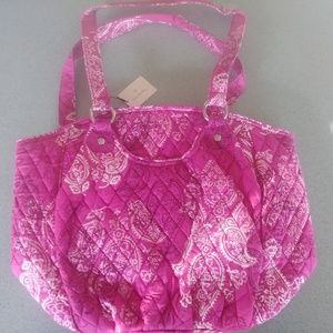 Vera Bradley Glenna purse tote in Stamped Paisley
